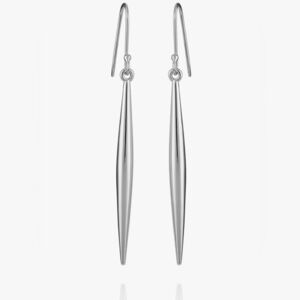 Vince Camuto Silvertone Spear Dangle Drop Earrings 1360